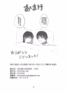 Page 29 of SNS de Deatta S Josei to SM Play o Shite Kawareru Hanashi 1 | 和SNS上認識的女S玩SM調教後被圈養的故事1 - preview thumbnail