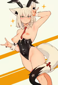 Page 36 of Shirakami/Kurokami Fubuki HQ+Naughty - preview thumbnail