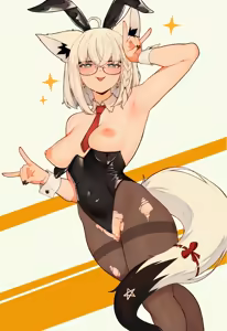 Page 5 of Shirakami/Kurokami Fubuki HQ+Naughty - preview thumbnail
