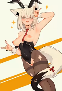 Page 8 of Shirakami/Kurokami Fubuki HQ+Naughty - preview thumbnail