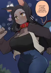 Page 57 of Anu - Doberman Girl - preview thumbnail