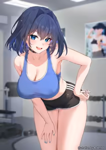 Kronii in the Gym — hentai manga cover on Fhentai