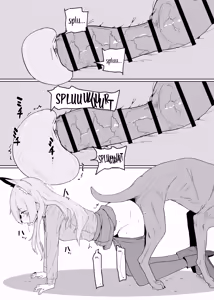 Page 14 of Hatsujouki Kouan Kyokuchou Norainu Yuuwaku Maji Koubi | The Horny Director of The Public Peace Bureau Seduced a Stray Dog and Roughly Mated with Him. - preview thumbnail