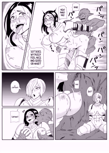 Page 3 of Goblin ni Saimin Rape Sareru Futari no Onna Kishi | Two Female Knights Get Raped By Goblins - preview thumbnail