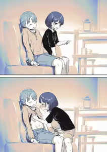 Page 3 of Oyasumi Naka ni Nani Shichau Futanari-chan - preview thumbnail