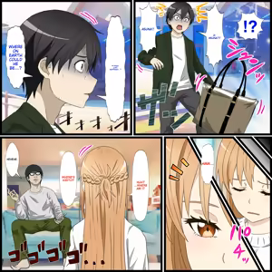 Page 3 of Anime Chara to Sex Dekiru Appli 14, Asuna Hen - preview thumbnail