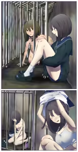 Page 3 of After touring the human barn, I went inside the cage - preview thumbnail