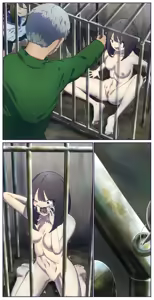 Page 5 of After touring the human barn, I went inside the cage - preview thumbnail