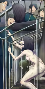 Page 6 of After touring the human barn, I went inside the cage - preview thumbnail