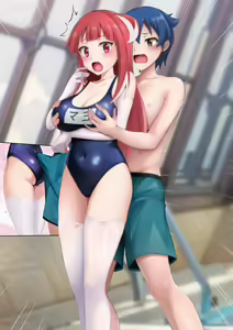 Page 18 of AKIBA'S TRIP 万世架まとめ 伝木凱タモツ 立ちバック素股 - preview thumbnail