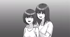 Shinrei Bangumi o Mita Kaya-chan to Saya-chan ga Yachū ni Toire ni Iku Ohanashi - hentai manga cover image