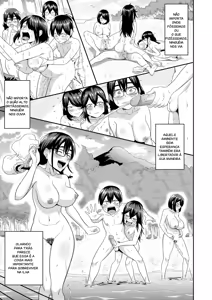 Page 36 of Mujintou de, SEX ni Kyoumi Shinshin na Dosukebe Inkya Joshi-tachi to Harem Life (decensored) - preview thumbnail