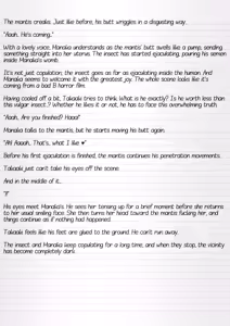 Page 24 of Misuke's Short Stories 25 - Mantis NTR - preview thumbnail