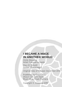 Page 169 of Became a Mage in Another World - preview thumbnail
