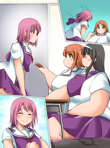 Page 3 of School Girls Weight Gain | 여고생 전학 비만화 만화 - preview thumbnail