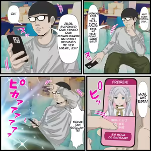 Page 3 of Anime Chara to Sex Dekiru Appli 9, Frieren Hen｜La App con la que Puedes Cogerte a Personajes de Anime ~El Caso de Frieren~ - preview thumbnail