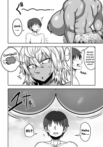 Page 7 of Mujintou de Dekashiri Muchimuchi Amazon-san to Asedaku SEX｜Apasionado Sexo Sudoroso con una Amazona Culona en una Isla Desierta - preview thumbnail