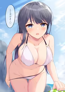 Mizugi Sugata de Sasottekuru Misumi Aoi-Chan — hentai manga cover on Fhentai