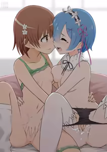 Page 11 of レムと美琴のレズバトル - preview thumbnail