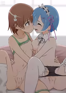 Page 12 of レムと美琴のレズバトル - preview thumbnail