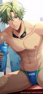 Page 12 of プールサイドで休憩する草薙 - preview thumbnail
