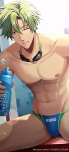 Page 13 of プールサイドで休憩する草薙 - preview thumbnail
