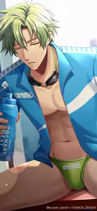 Page 5 of プールサイドで休憩する草薙 - preview thumbnail
