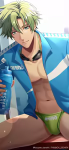 Page 6 of プールサイドで休憩する草薙 - preview thumbnail