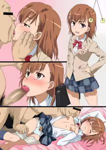 Page 5 of レールガン五円玉おじさん漫画カラー - preview thumbnail