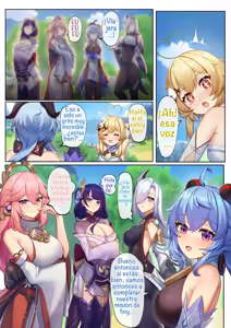 Page 5 of Teyvat ni Teni Shitara, Chimyaku Ijou de Minna Les ni Nacchatta  When I was Teleported to Teyvat, A Ley Line Disorder Turned Everyone into Lesbians - preview thumbnail