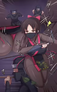 Page 3 of "Cow's Tongue Machine" Kunoichi Tickling Interrogation - preview thumbnail