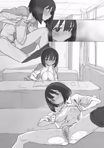 Page 8 of Jishuushitsu de Roshutsu Ona no Renshuu shitetara Tomodachi ga Kite Pinchi no Luna-chan - preview thumbnail