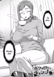 Page 48 of Boku no Kaa-Chan to Ore no Mama + Denshi Shoseki Tokuten Chara Settei Shuu - preview thumbnail