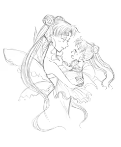 Page 108 of Sailor moon art compilation - preview thumbnail