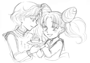 Page 110 of Sailor moon art compilation - preview thumbnail