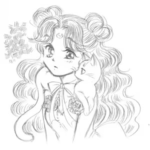 Page 122 of Sailor moon art compilation - preview thumbnail