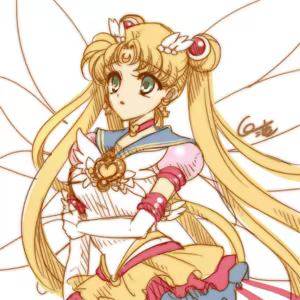 Page 168 of Sailor moon art compilation - preview thumbnail