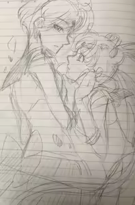 Page 282 of Sailor moon art compilation - preview thumbnail