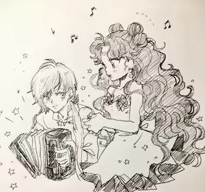 Page 298 of Sailor moon art compilation - preview thumbnail