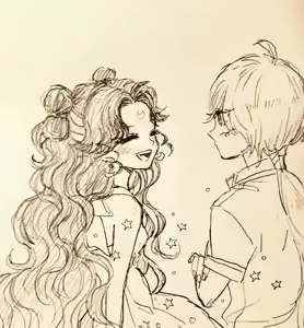 Page 312 of Sailor moon art compilation - preview thumbnail