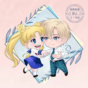 Page 376 of Sailor moon art compilation - preview thumbnail