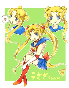 Page 67 of Sailor moon art compilation - preview thumbnail