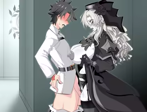 Page 26 of 『Kriemhild and Pure Love NTR Cheating Erotica: A Close Call in the Hallway』- Limited Strip Version - - preview thumbnail