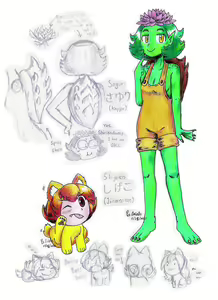Page 67 of Bite sized monster life: characters - preview thumbnail