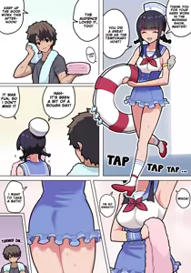 Flirty sex with swimsuit Erice 3 — hentai manga cover on Fhentai