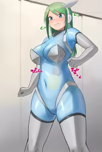Page 3 of （ちょっと特殊なシチュなので注意）首チンコ化され体が半透明ボディなってしまったヒロインが自分の射精でボテ腹になってしまう......（差分２０枚） - preview thumbnail