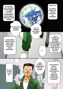 Page 2 of TS Oji-san Sensei ga Seishori Gakari ni Naru Sekai - preview thumbnail