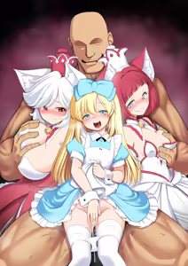 Page 2 of Monogatari Dori ni Shika Ugokenai  Ehon no Naka no Alice-tachi wa Kagami no Kuni demo Ecchi na Koto Yaritai Houdai - preview thumbnail