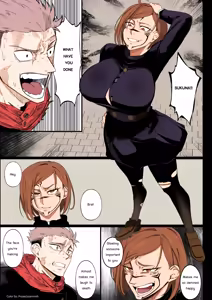 Page 3 of Bad Nobara (Jujutsu Kaisen) [uncensored+HQ] Color by: proyectoanimeh - preview thumbnail