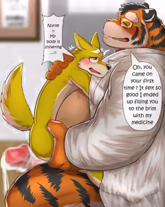 Page 9 of Mr. Tiger, the School Nurse - preview thumbnail